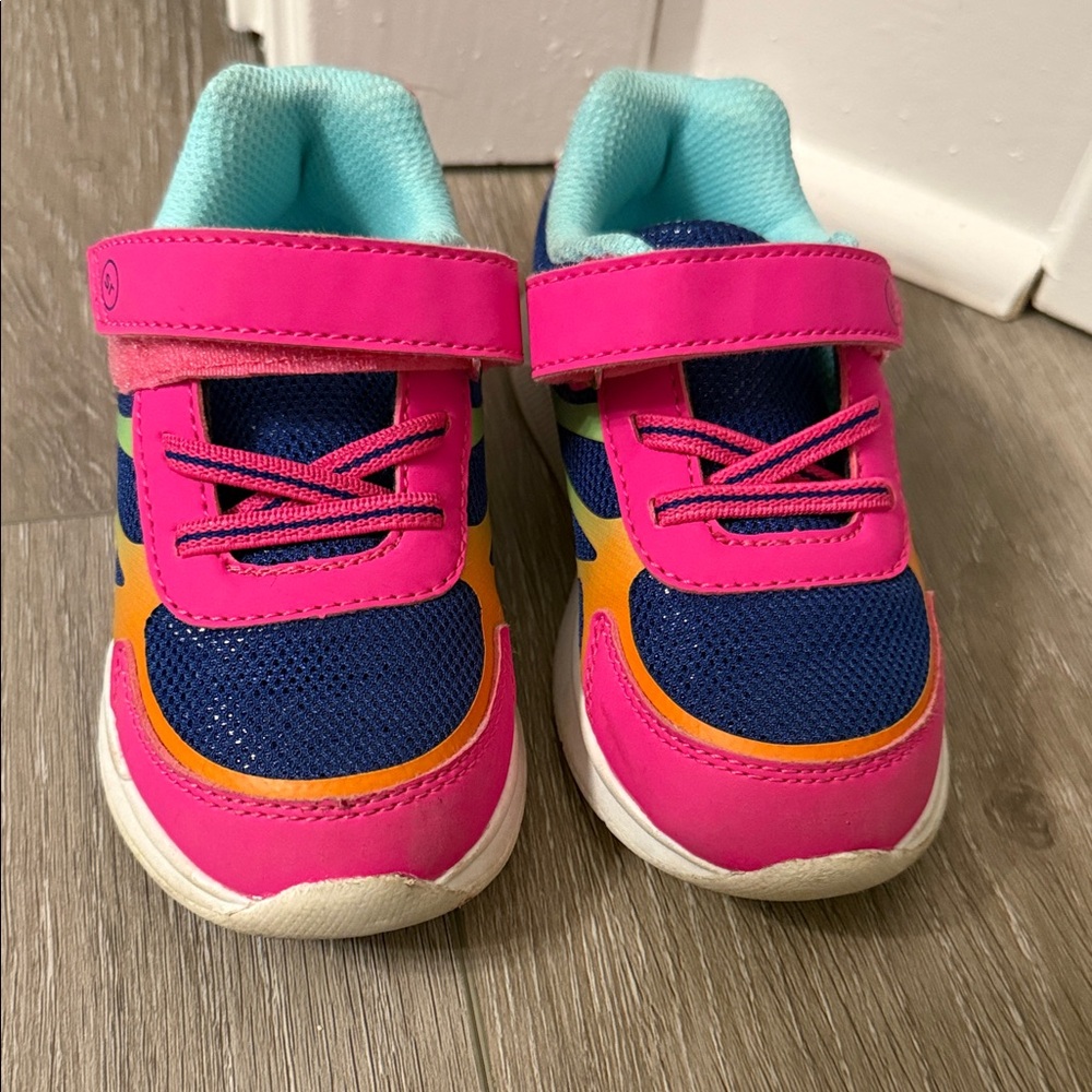 Stride Rite Pink and Blue Kids Sneakers